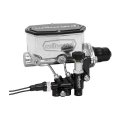 Compact Tandem M/C w/Bracket and Valve - Media Burnished - 1" Bore - Power Brakes