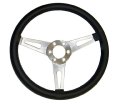14" Black Leather Steering Wheel 6 Hole