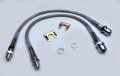Stainless Braided Brake Hose Kit for 65-66 Mustangs with Kelsey Hayes calipers