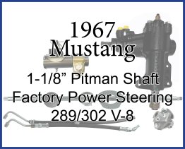 Borgeson Power Steering Conversion for 1967, 1-1/8" Pitman Shaft Power Steering