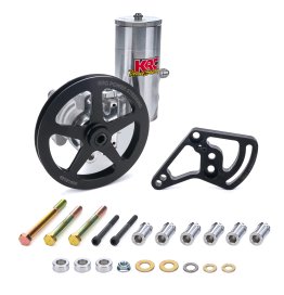 KRC Power Steering Elite Series Pump w/bolt on tank & pulley - 302 SBF