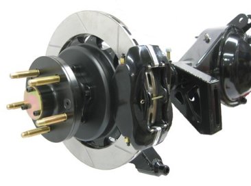 Full Floating 9" Rear End System - 13" rotors, '4S' 4 piston calipers with parking brake