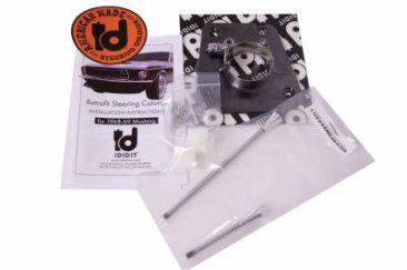 IDIDIT Retrofit 1969 Mustang Tilt Steering Column - Black Powder Coated