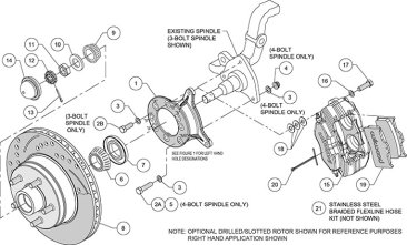 Classic Series Dynalite Front Brake Kit